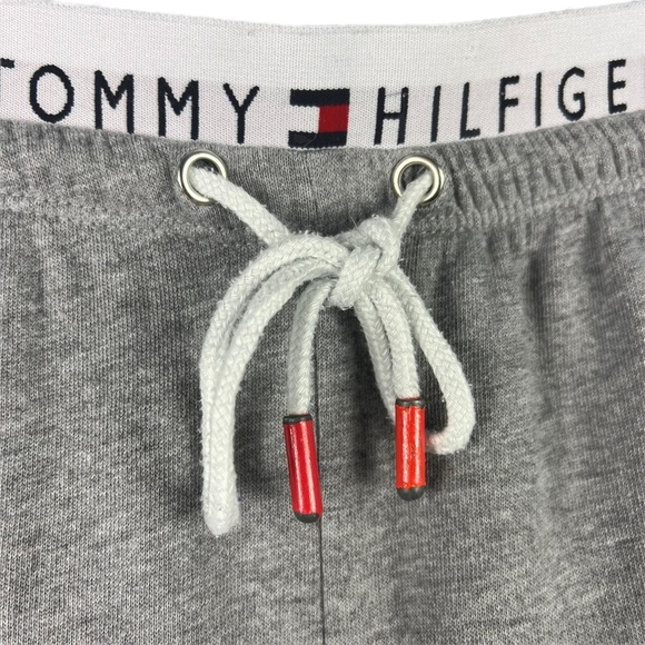 Tommy Hilfiger Womens Gray Logo Jogger Pants Size Medium Comfy Athleisure - Picture 5 of 9
